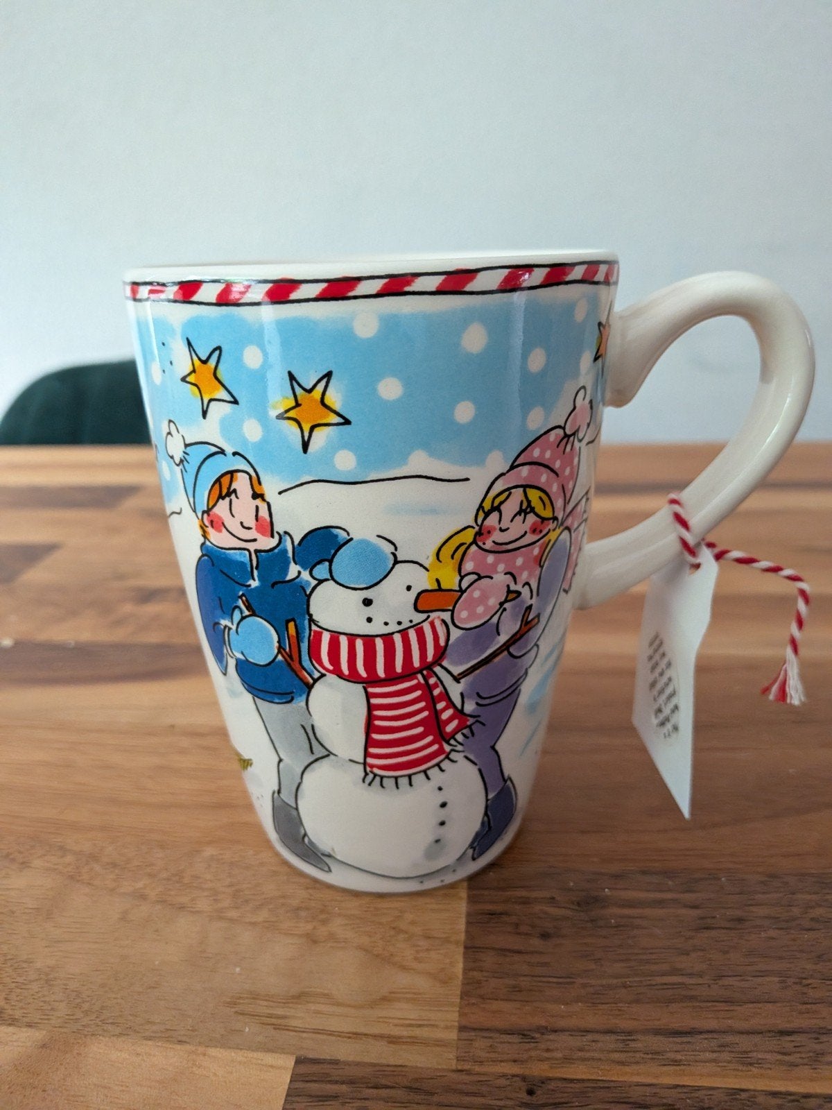 Blond Amsterdam Mok - Winterse Taferelen, Huis en Inrichting, Keuken | Servies, Keramiek, Zo goed als nieuw, Blond Amsterdam, Mok