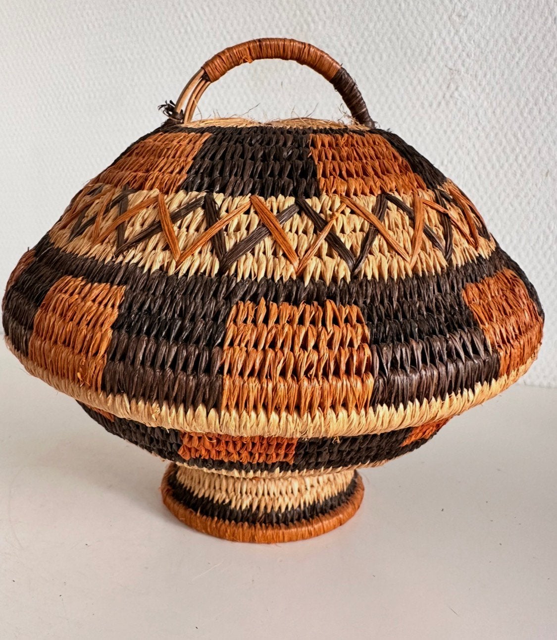 Kuba raffia Afrikaans mandje 1930 Afrikaanse mandjes Congo, Antiek en Kunst, Ophalen of Verzenden