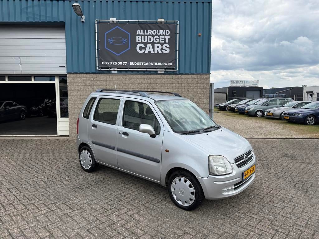 Opel Agila 1.2-16V Comfort, Voorwielaandrijving, Stof, Zwart, Origineel Nederlands