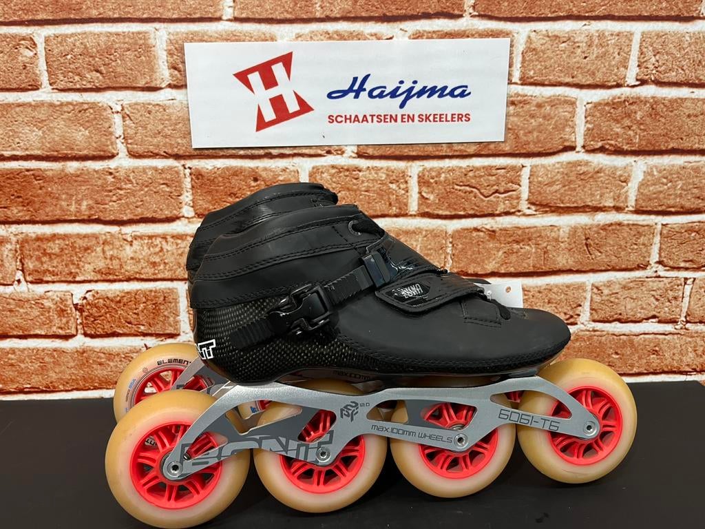 Bont Luna (maat 40) met bont onderstel en elemental 100mm, Ophalen of Verzenden, Zo goed als nieuw, Inline skates 4 wielen