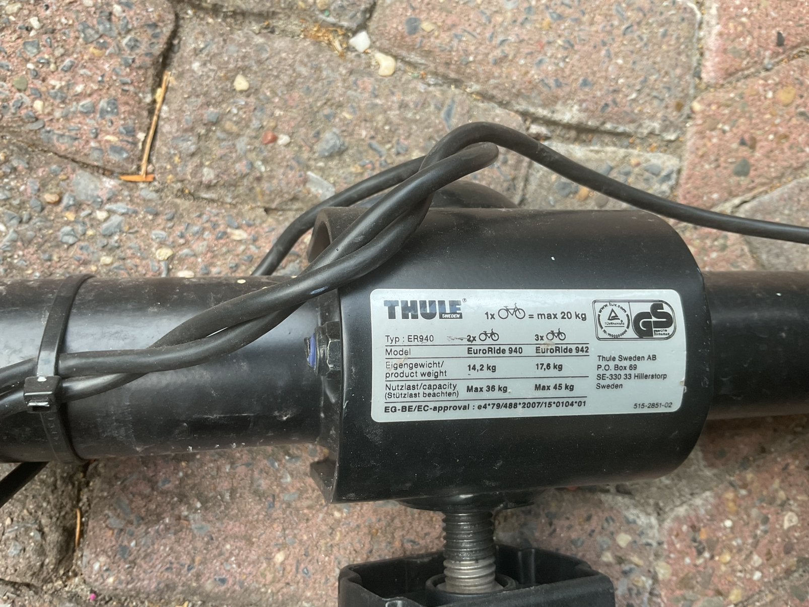 Fietsendrager thule type 940, Ophalen, Zo goed als nieuw