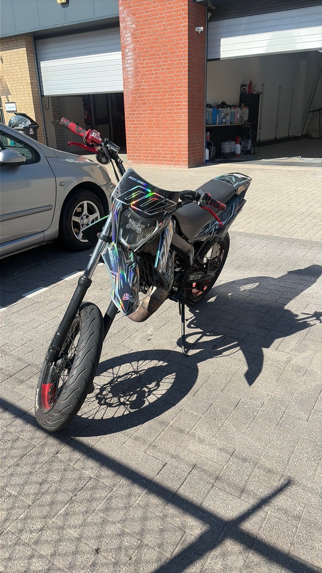 Derbi Senda SM 2009 - 50cc Sport Brommer, Ophalen, 6 versnellingen, Gebruikt, Maximaal 45 km/u