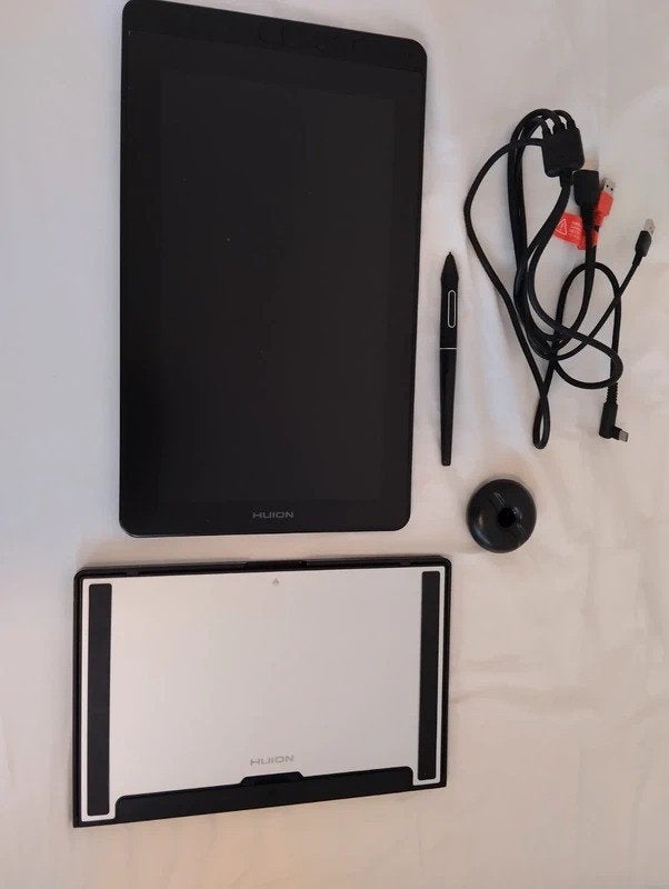 Huion kamvas 13 tekentablet, Ophalen of Verzenden, Gebruikt, Bedraad, Huion