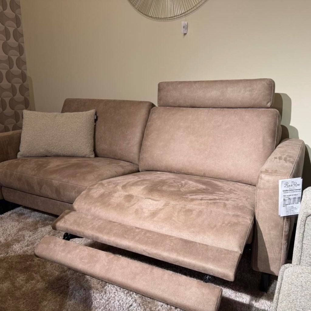 3 Zits bank Solution met 2x Relax. Haveco NL fabrikaat, Ophalen, Haveco Living, 75 tot 100 cm, Stof