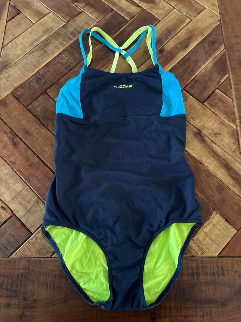 Nabaiji badpak maat 36/38, Ophalen of Verzenden, Zo goed als nieuw, Blauw, Badpak