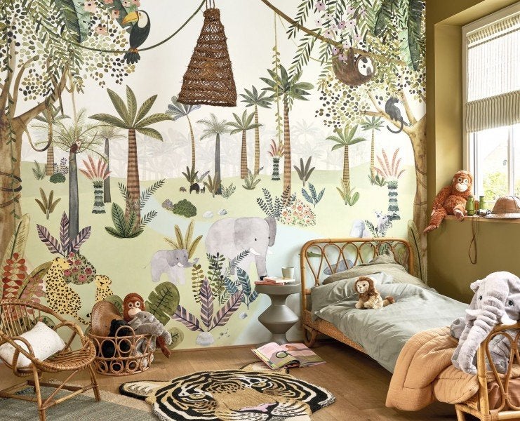 Les Minis Mondes/autour du monde/behang Caselio, Kinderen en Baby's, Overige Kinderen en Baby's, Nieuw, Verzenden