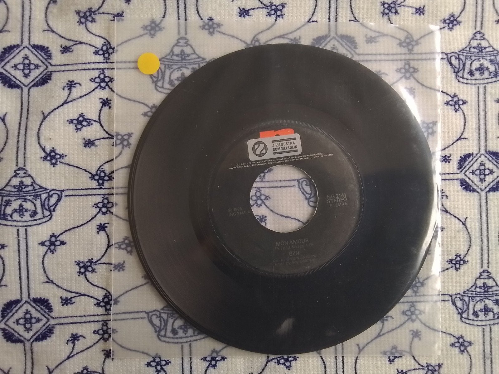 BZN           Mon amour, Ophalen of Verzenden, Zo goed als nieuw, 7 inch, Pop