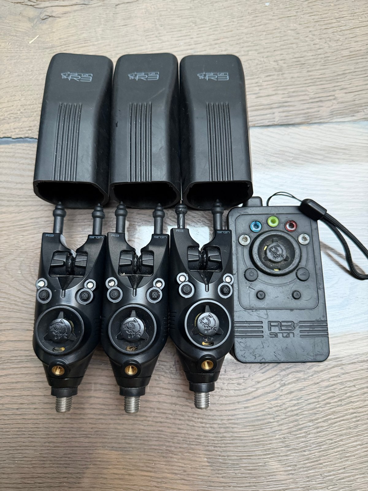 Nash Siren R3 beetmelderset met receiver en accessoires, Ophalen of Verzenden, Gebruikt, Overige typen