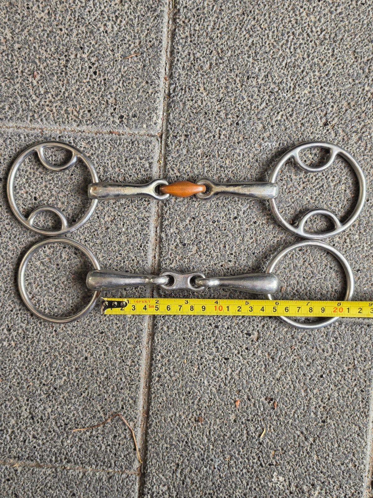 2 bitten 14 cm, Ophalen of Verzenden, Anatomisch gevormd, Bit, Full