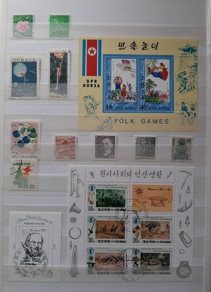 1 Kaart Klassieke Postzegels Korea Nr. 3 Gestempeld, Ophalen, Gestempeld, Oost-Azië