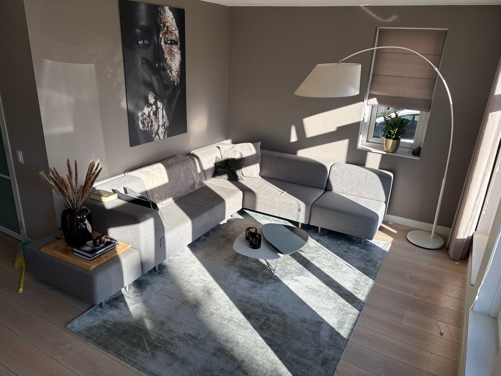Hoekbank Ice 183x183cm - Prima staat, Ophalen, Gebruikt, 150 tot 200 cm, Hoekbank