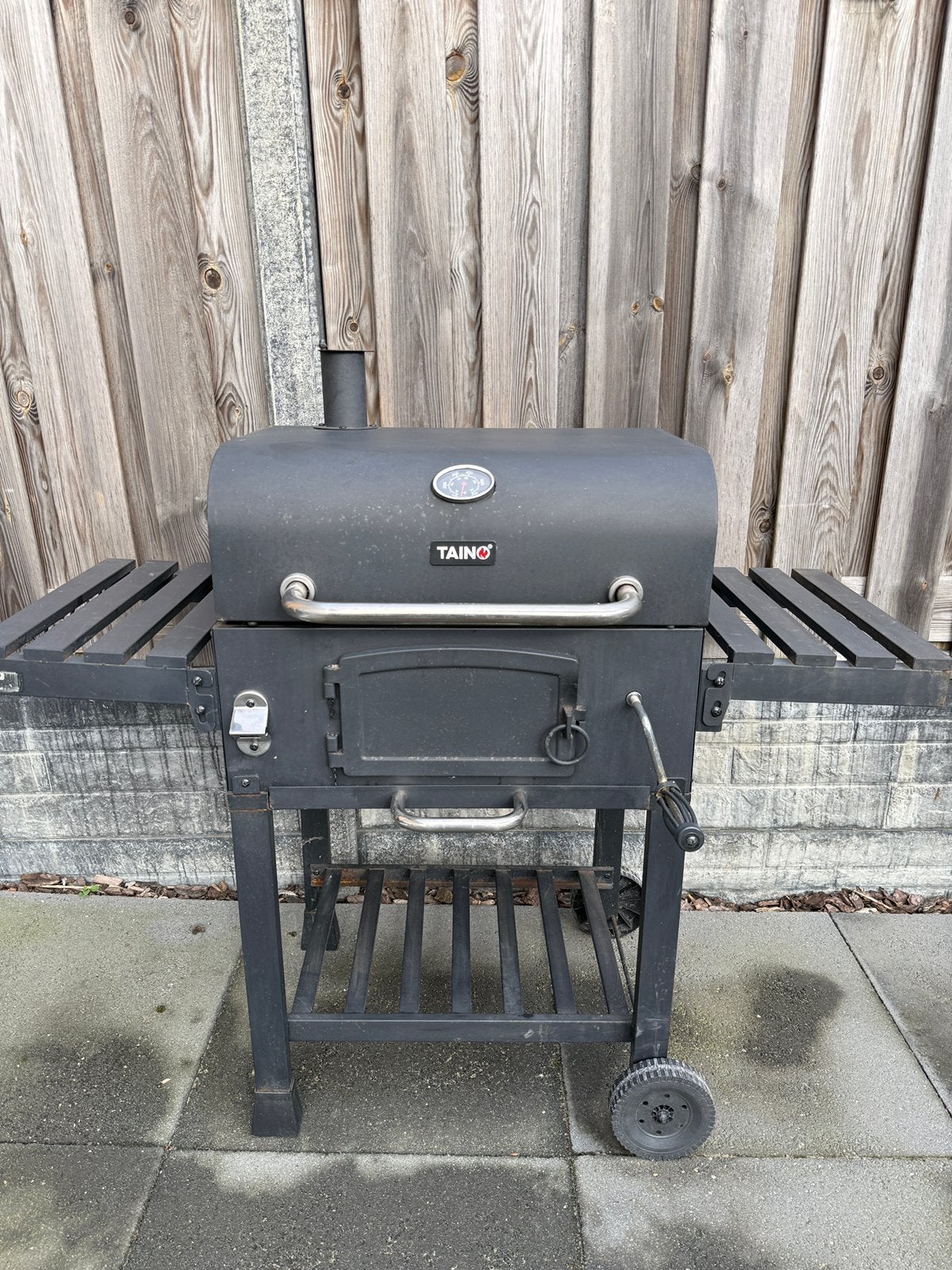 Taino houtskool BBQ XL!, Tuin en Terras, Ophalen, Gebruikt