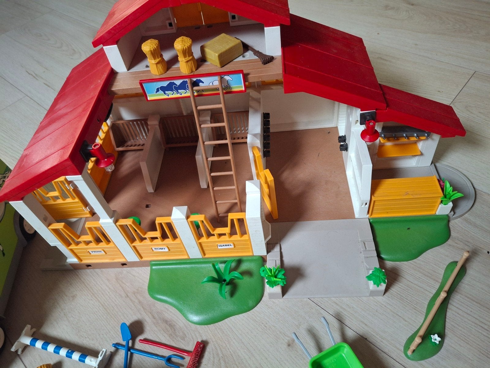 playmobil manege en bus, Ophalen, Gebruikt