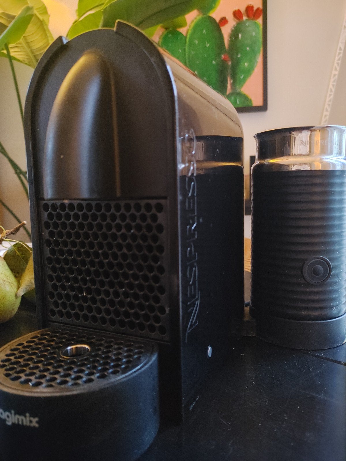 Nespresso Magimix koffiezetapparaat met melkopschuimer, Ophalen, Gebruikt, Koffiemachine, 1 kopje