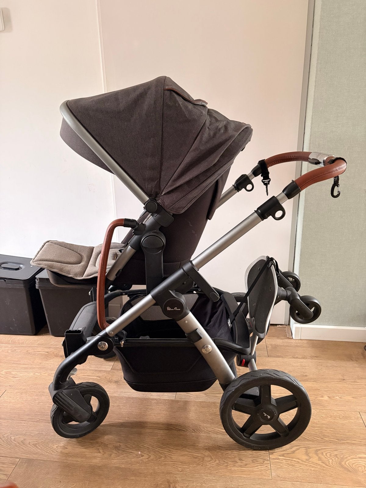 Silver Cross Wave kinderwagen met reiswieg & accessoires, Duowagen, Zo goed als nieuw, Combiwagen, Ophalen