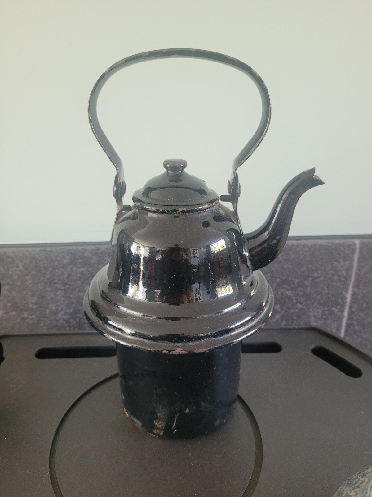 Zwarte zakketel, Minder dan 1 liter, Ophalen of Verzenden, Gebruikt