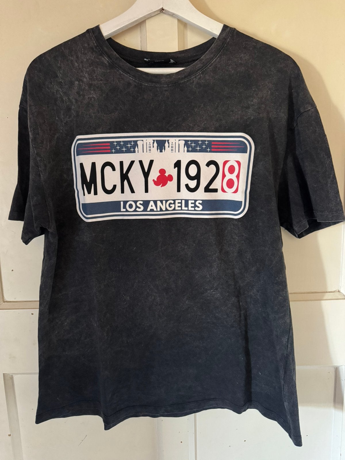Zara leuk mickey shirt maat M., Ophalen of Verzenden, Zo goed als nieuw, Grijs, Korte mouw
