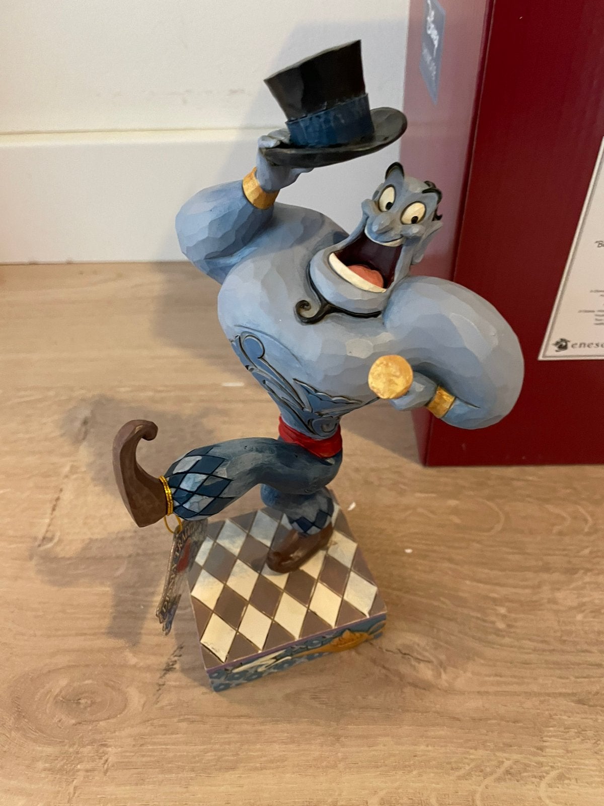 Aladdin Born Showman, Genie jim shore disney traditions, Ophalen of Verzenden, Overige figuren, Nieuw, Beeldje of Figuurtje
