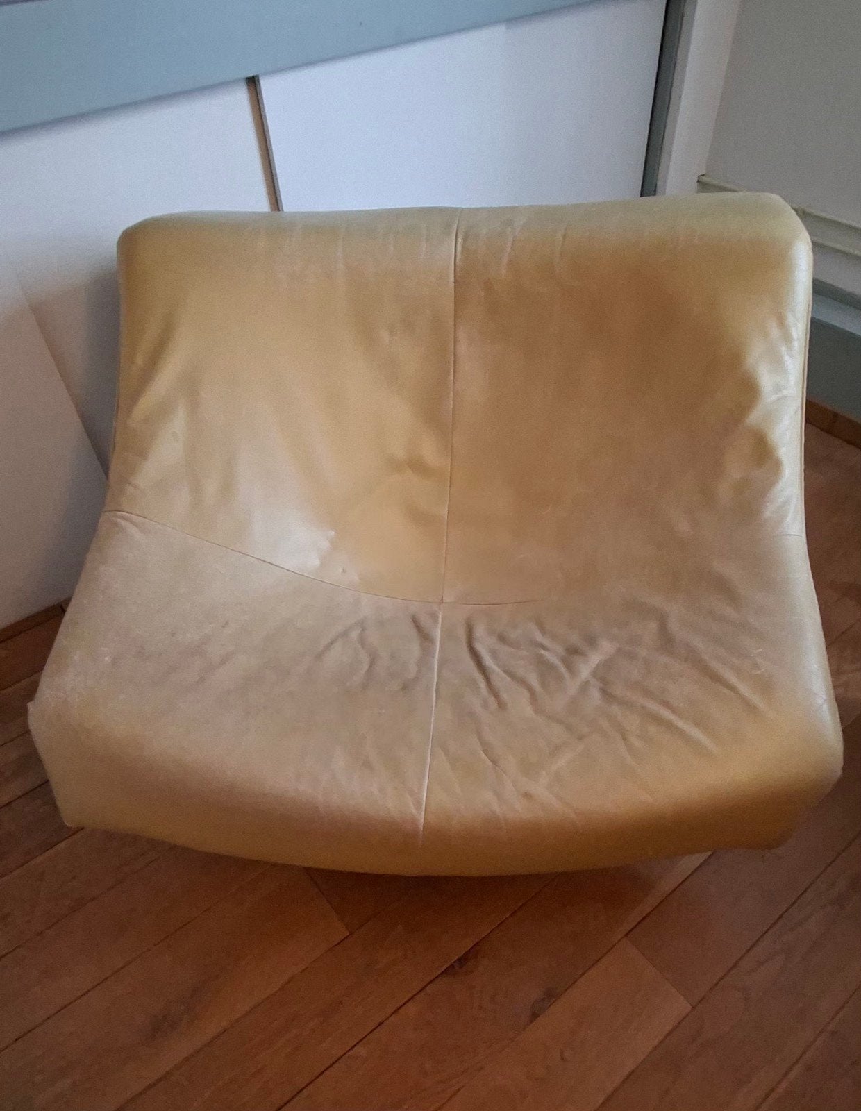 2x Butterfly Montis fauteuil Gerard vd Berg, Ophalen, Gebruikt, 75 tot 100 cm, Leer