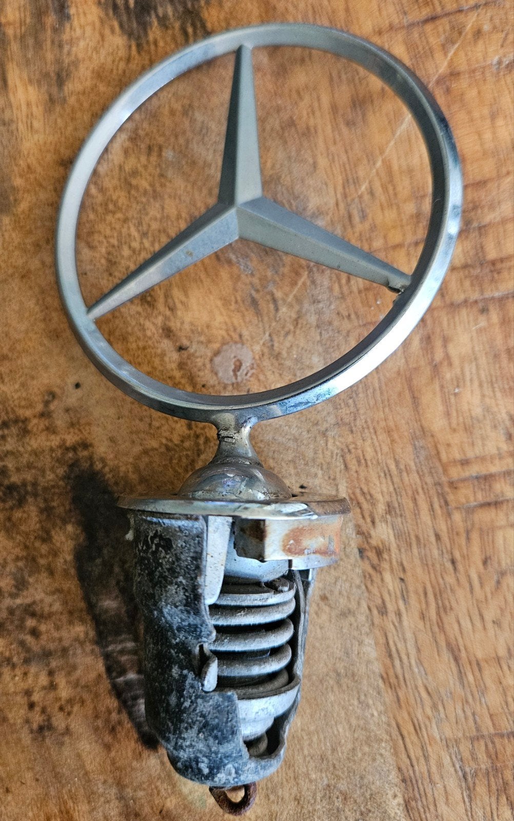 Mercedes-Benz Ster Motorkap Ornament - Gebruikt, Ophalen of Verzenden, Gebruikt, Mercedes-Benz