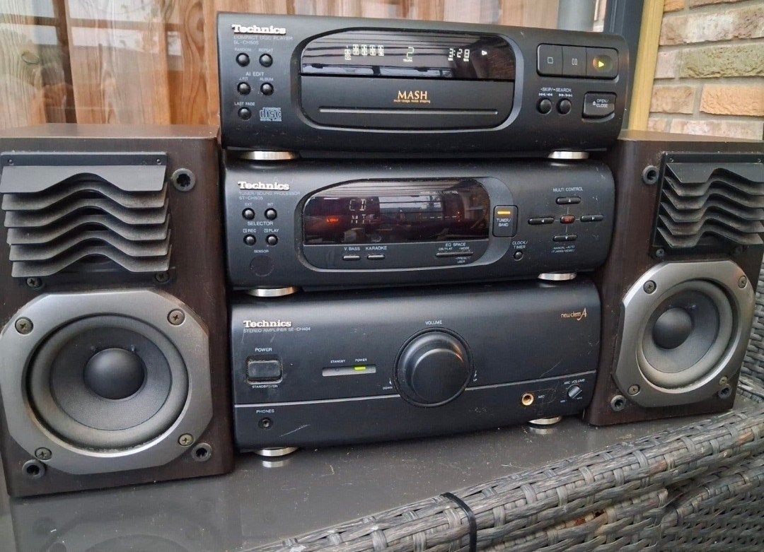 Technics Stereo Set- SL-CH505, ST-CH505, SE-CH404 + boxen, Audio, Tv en Foto, Overige merken, Gebruikt, Cd-speler, Losse componenten