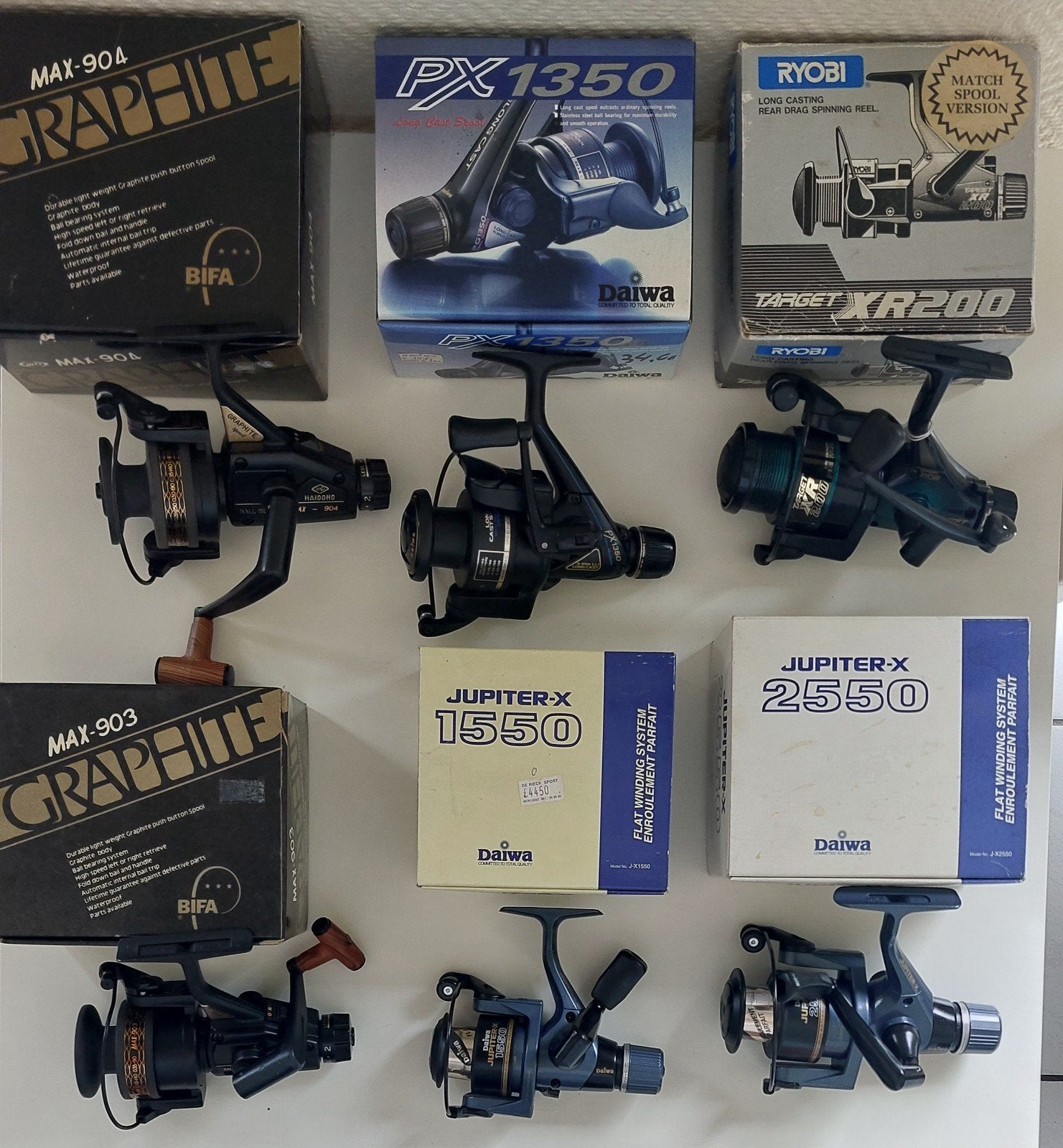 Spinning Reel Graphite/Ryobi/Daiwa/Jupiter-X

Spinning Reel, Ophalen of Verzenden, Nieuw, Molen