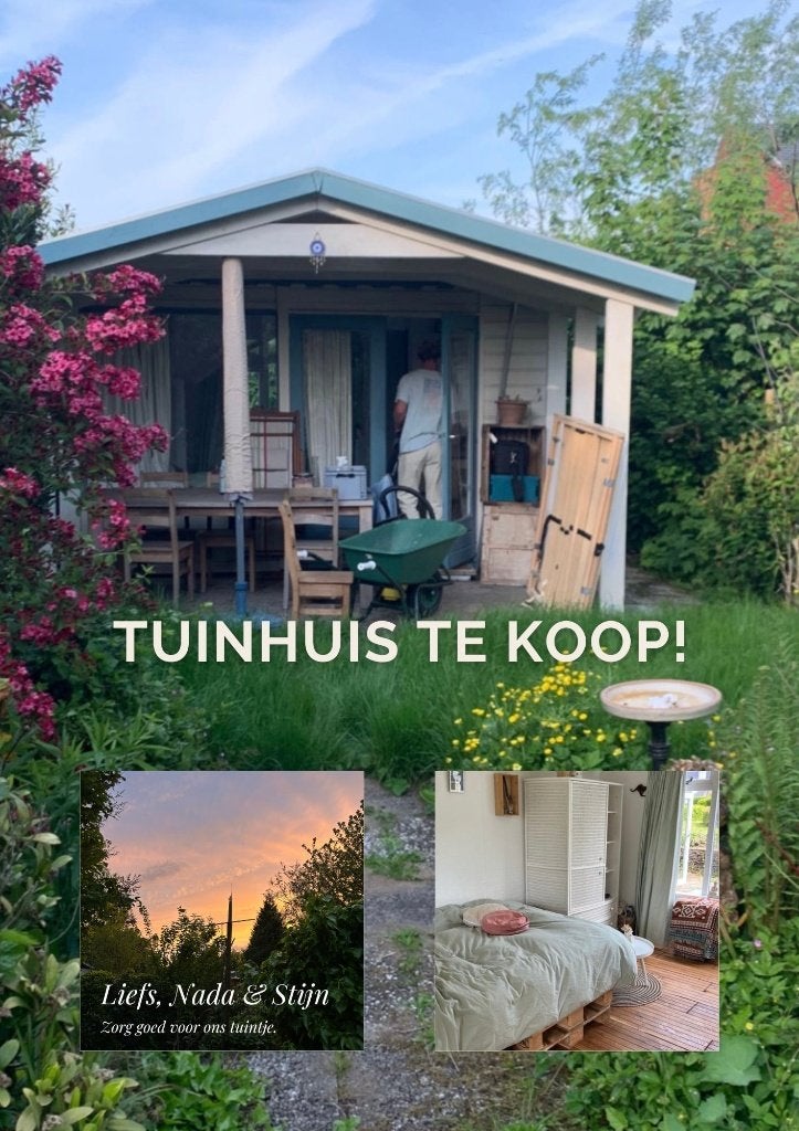 Te koop aangeboden: Romantisch (vakantie) tuinhuis, Gebruikt, Ophalen of Verzenden, 400 cm of meer, 500 cm of meer