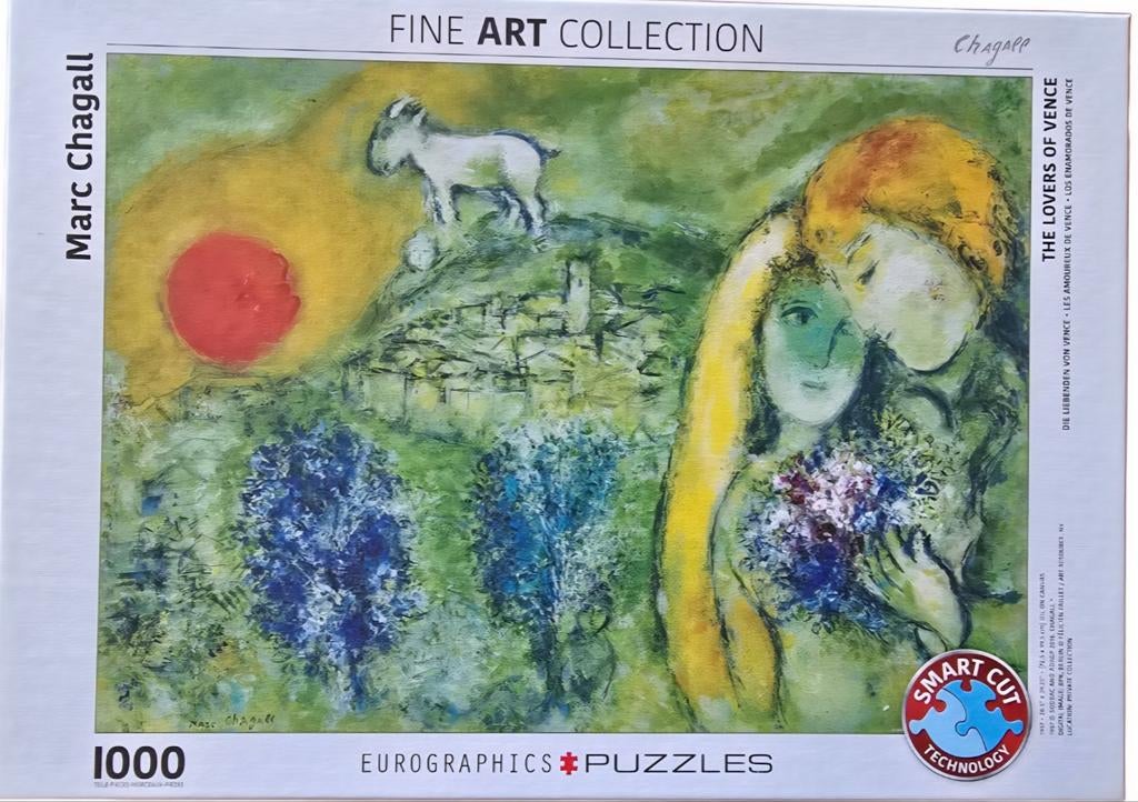 Eurographics puzzel Fine art collection, Ophalen of Verzenden, 500 t/m 1500 stukjes, Zo goed als nieuw