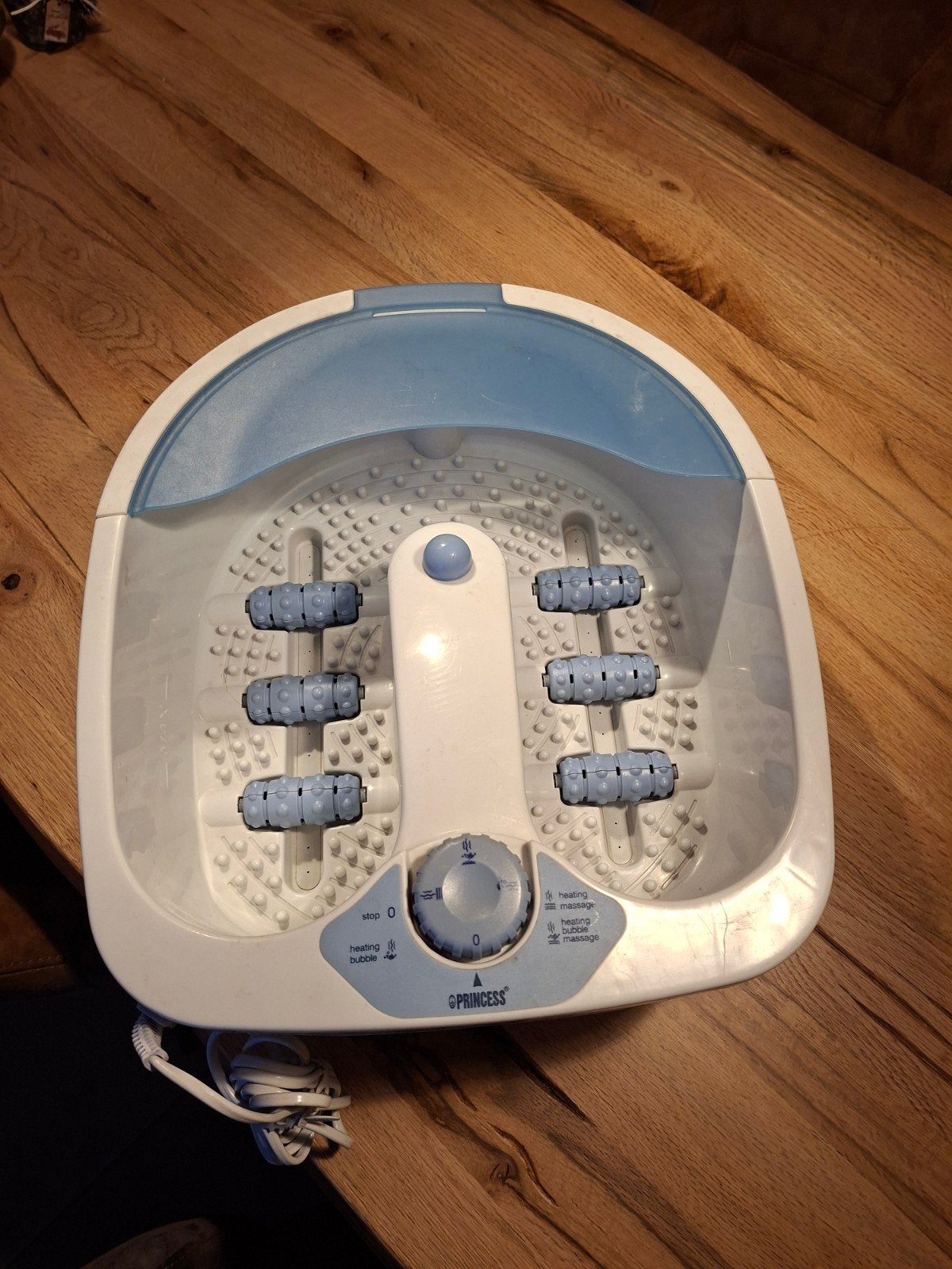 Princess Voetenbad met verwarming en massage, Ophalen of Verzenden, Gebruikt, Hand- en Voetverzorging