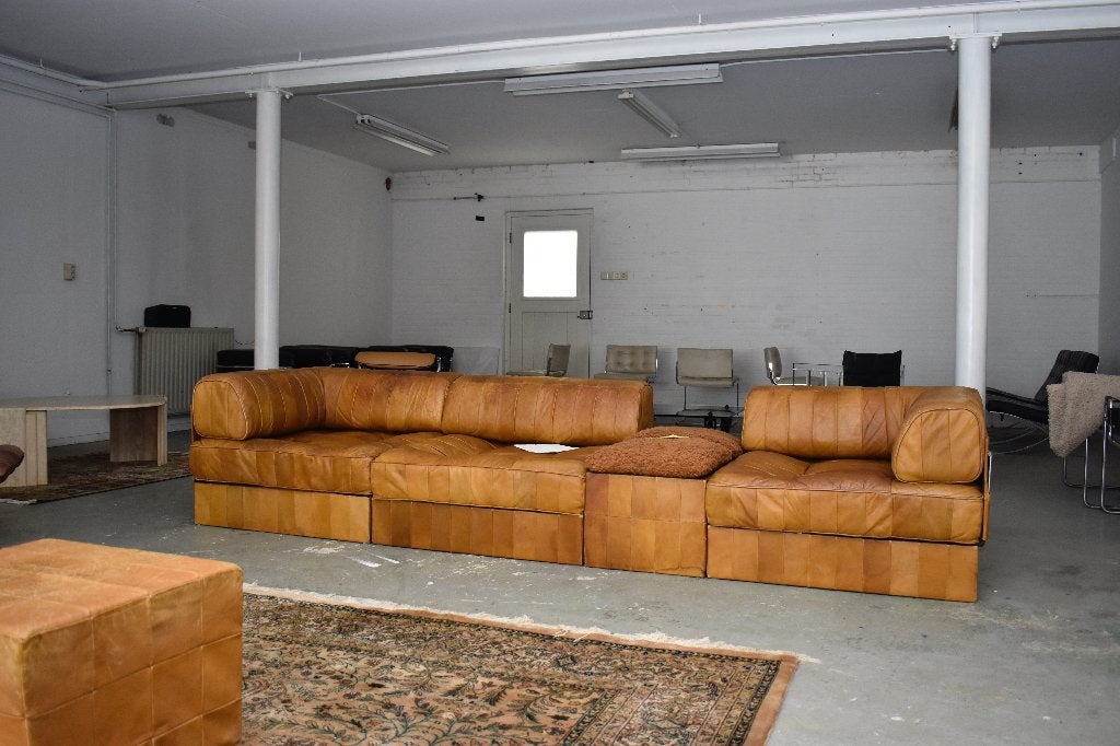Prachtige Patchwork vintage De Sede DS 88 modulaire sofa, Ophalen of Verzenden, Zo goed als nieuw, Leer, Modern