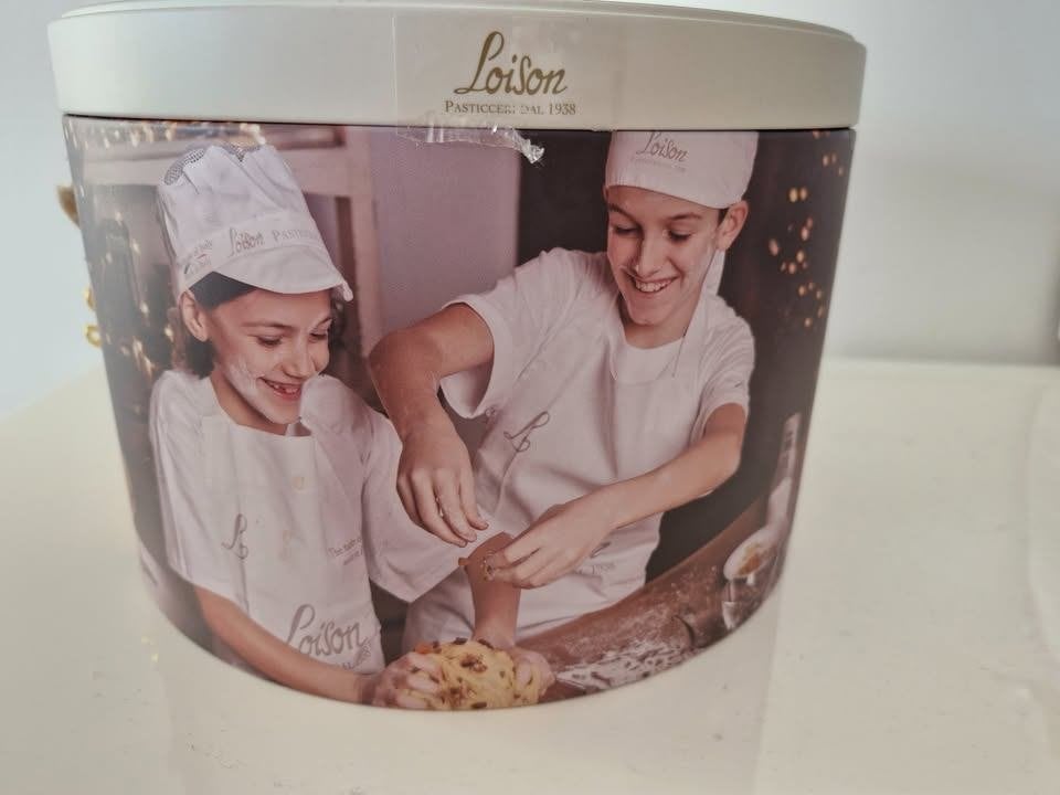 Loison panettone bewaarblik, Ophalen of Verzenden, Zo goed als nieuw, Koek(jes), Overige merken