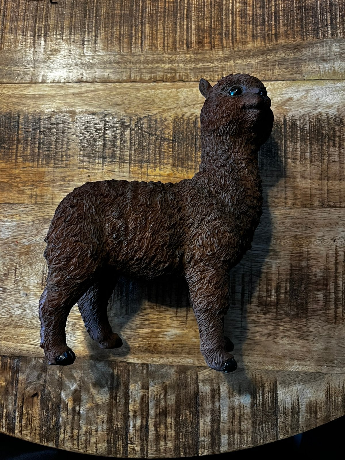 Leuk alpaca beeldje, Ophalen of Verzenden, Zo goed als nieuw, Beeldje of Figuurtje