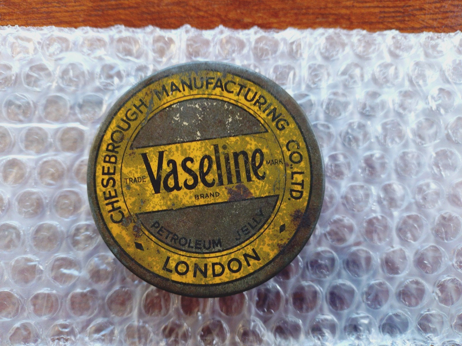 Vintage Vaseline blikje - jaren '30-'40, Verzamelen, Blikken, Ophalen of Verzenden, Gebruikt, Overige, Overige merken