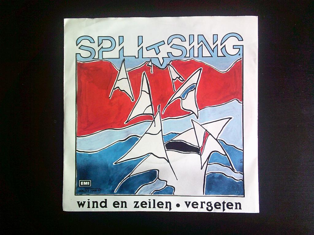Splitsing - Wind en Zeilen / Vergeten (7 inch vinyl single), Cd's en Dvd's, 7 inch, 1980 - 1989, Ophalen of Verzenden, Levenslied of Smartlap