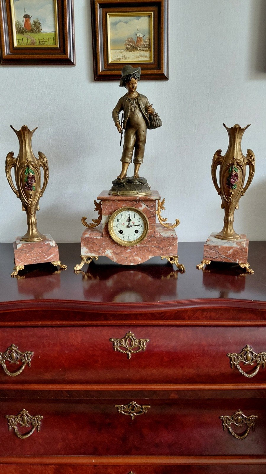 Klokstel, Ophalen