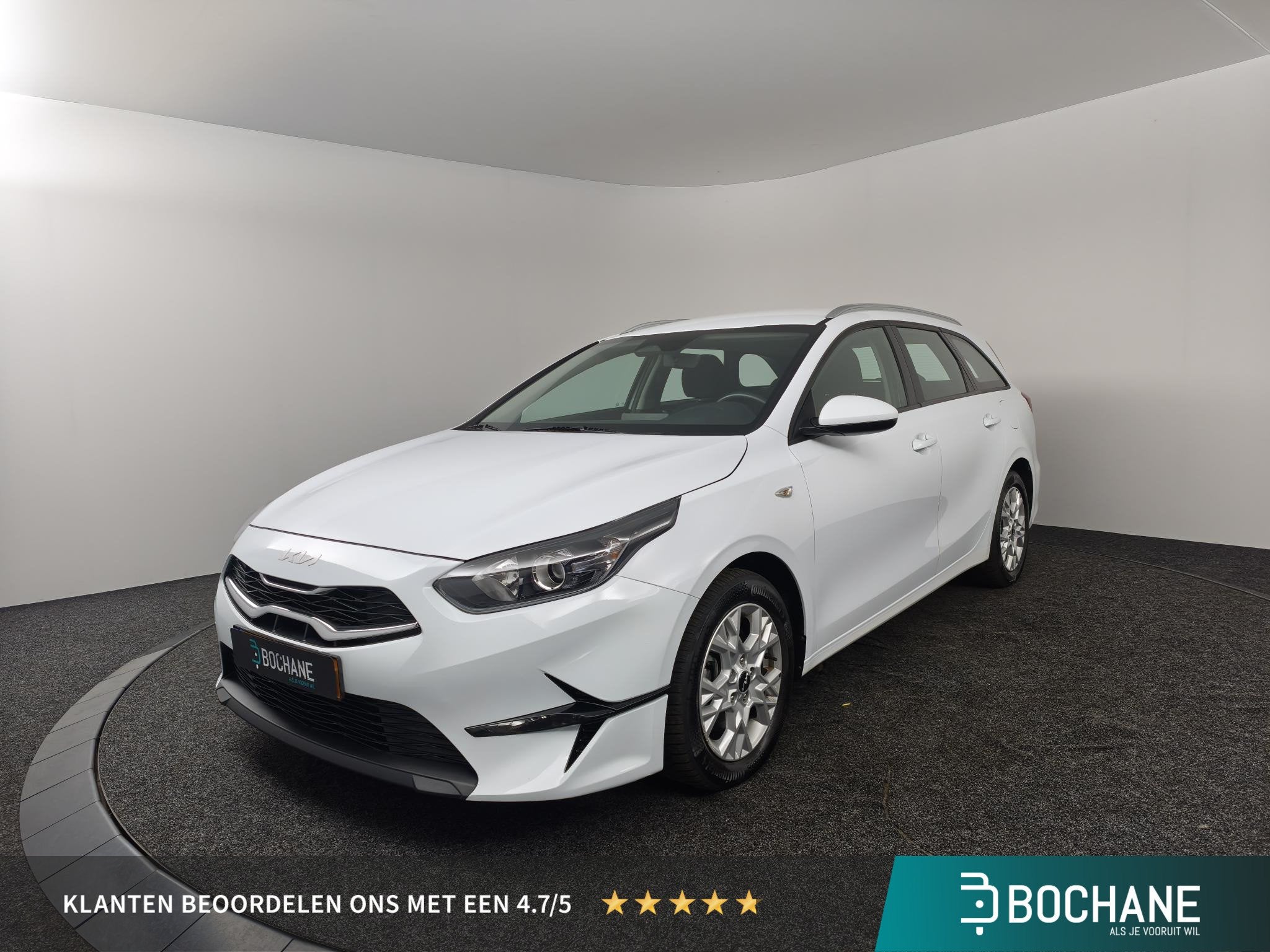 Kia Ceed Sportswagon 1.0 T-GDi ComfortLine | Navigatie | Ach, Voorwielaandrijving, Gebruikt, Met garantie (alle), Wit