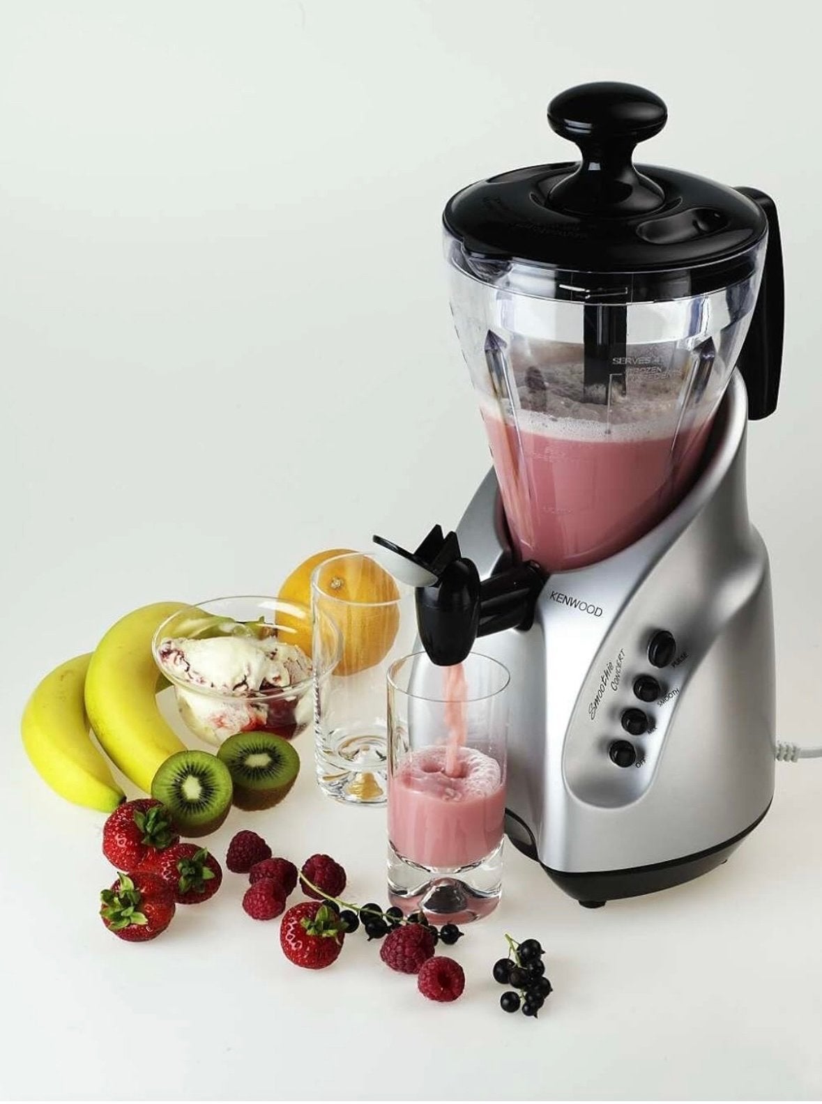 Kenwood Smoothie Maker SB255 Blender - Zilver, Witgoed en Apparatuur, Keukenmixers, 1 tot 2 liter, Ophalen of Verzenden, Zo goed als nieuw