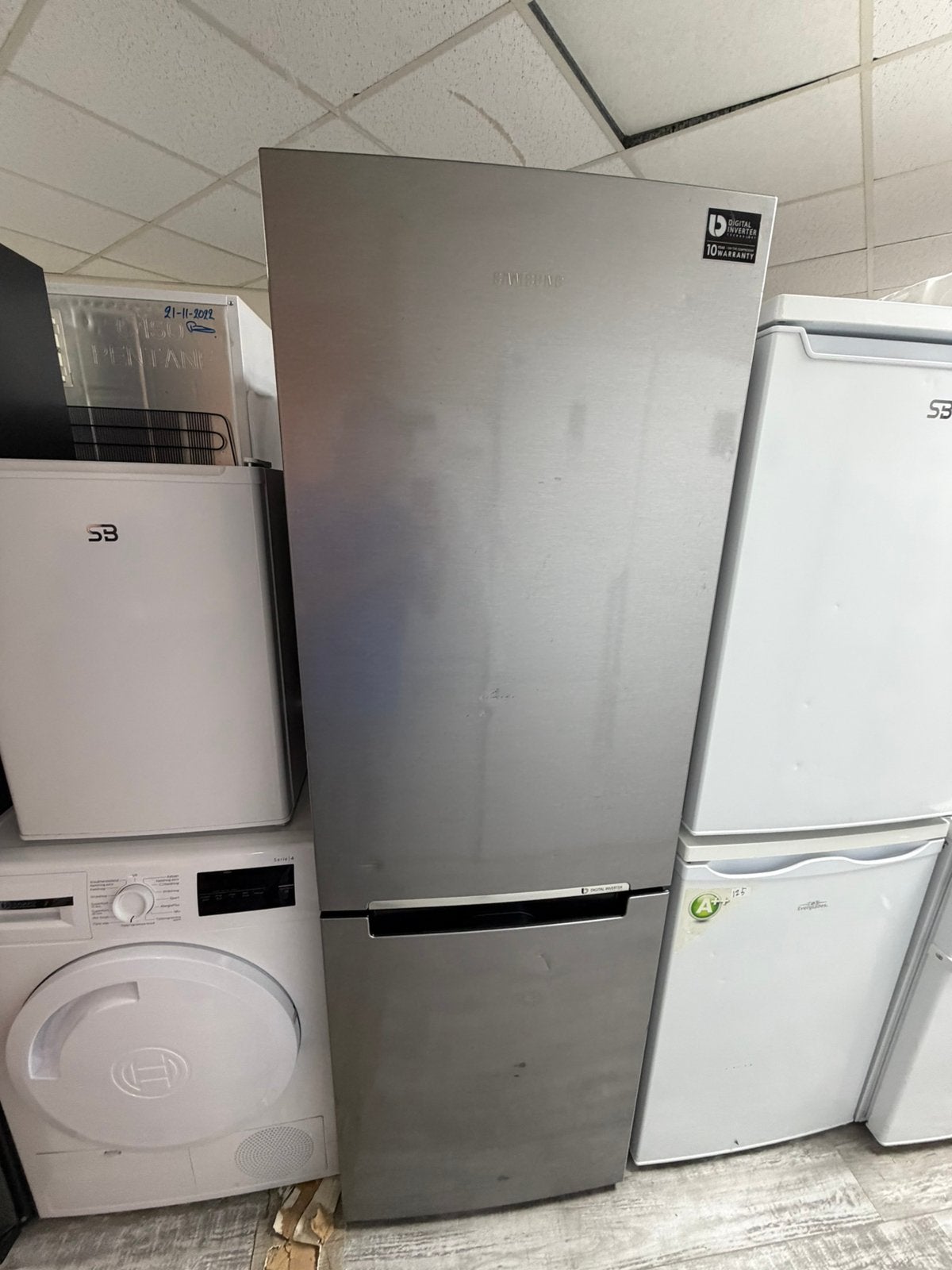 Samsung RB30J3000SA Koel-Vriescombinatie 311L Gebruikt, Witgoed en Apparatuur, Koelkasten en IJskasten, Samsung, 200 liter of meer
