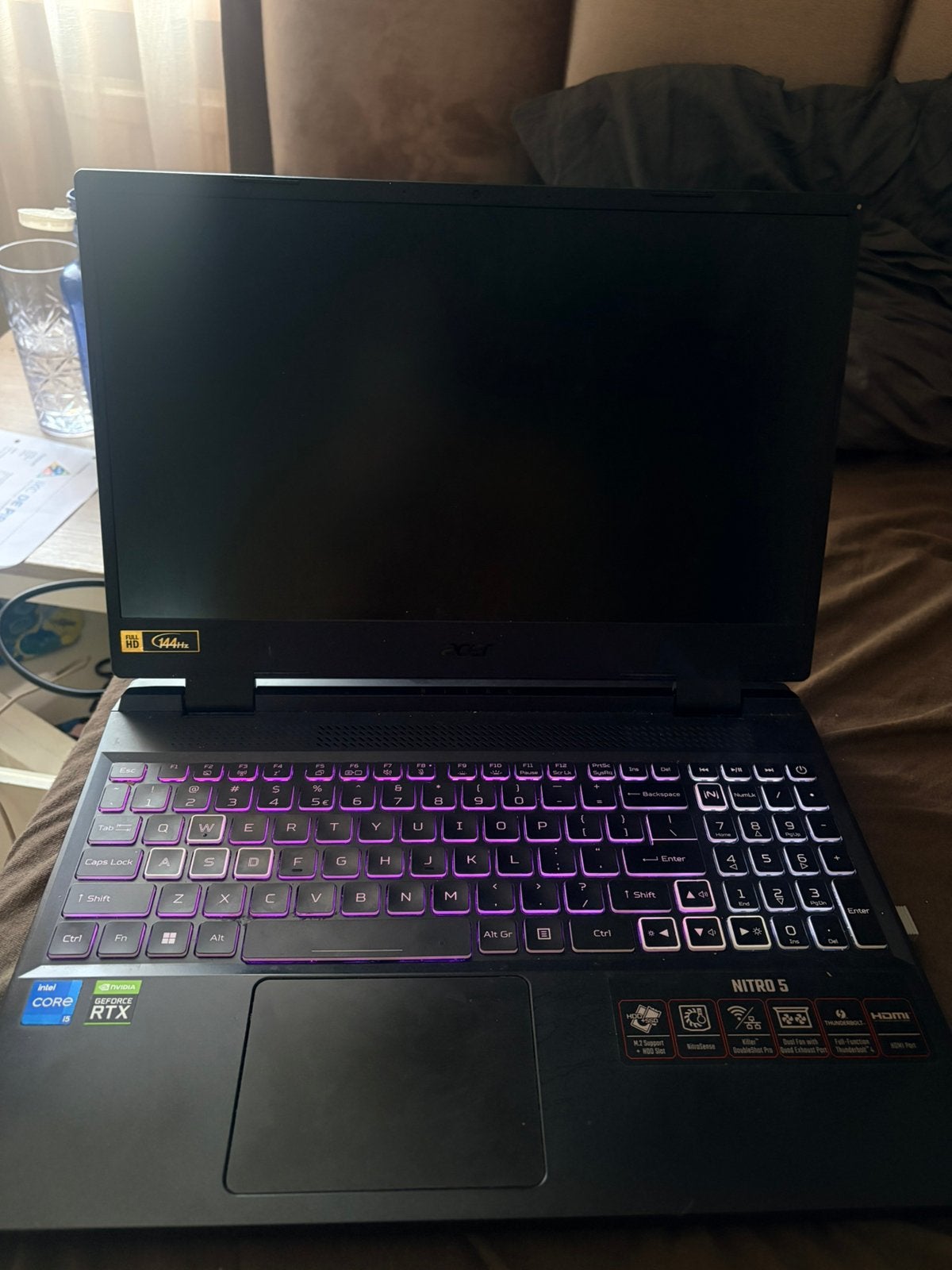 Acer nitro 5 gaming laptop, Ophalen of Verzenden, Zo goed als nieuw, 15 inch, Gaming