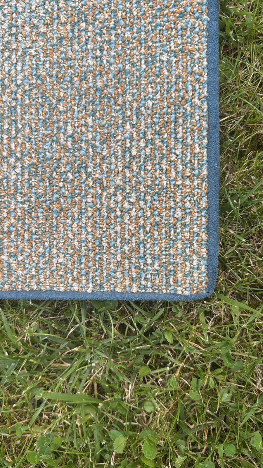 Een prachtig kleed van Desso 200x300cm, Ophalen, De kleur is petrol/okergeel. De maat is 200x300cm., Zo goed als nieuw, 200 cm of meer