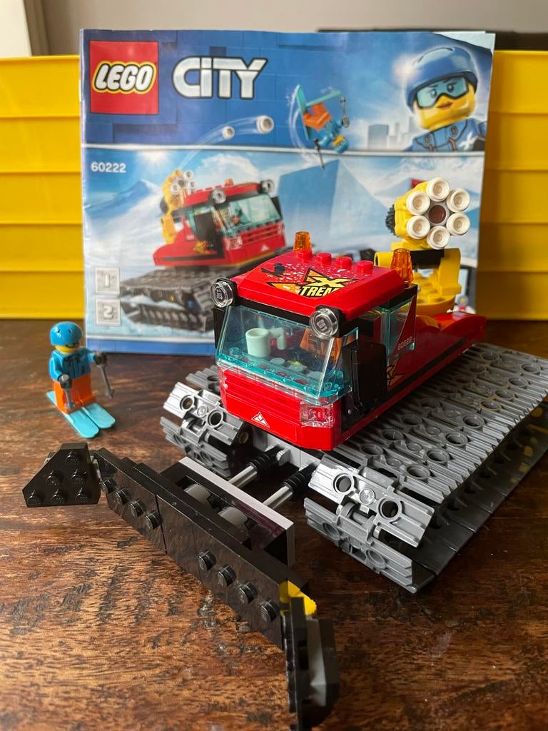 Lego City 60222 Snow Groomer met doos en boekje, Lego, Ophalen of Verzenden, Compleet, Complete set
