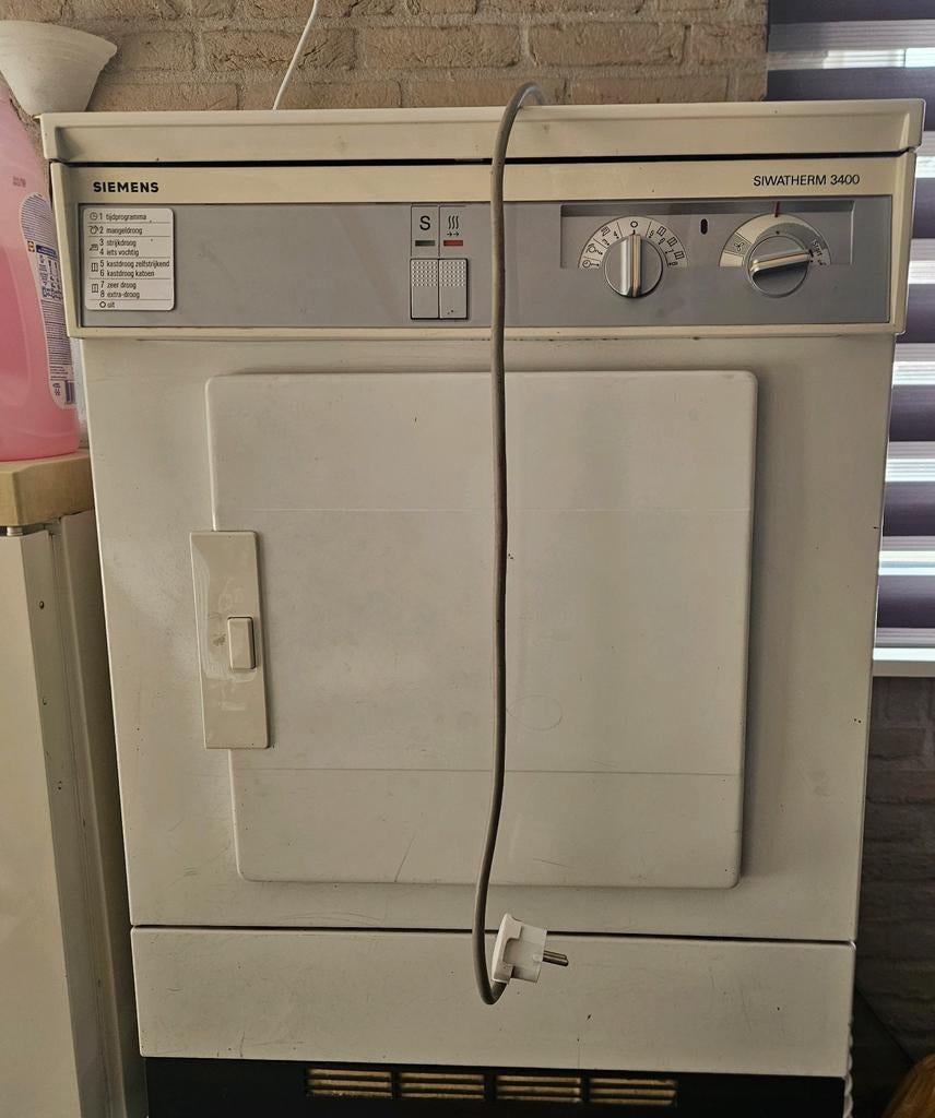 Siemens Siwatherm 3400 Wasdroger, Witgoed en Apparatuur, Ophalen of Verzenden, Gebruikt, Luchtafvoer, 85 tot 90 cm