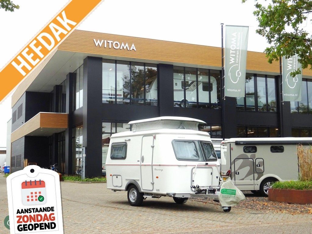 Eriba Touring 310 ZONDAG 11 OKT OPEN HUIS, Caravans en Kamperen, Eriba, Reservewiel, Tot 4 meter, Dwarsbed