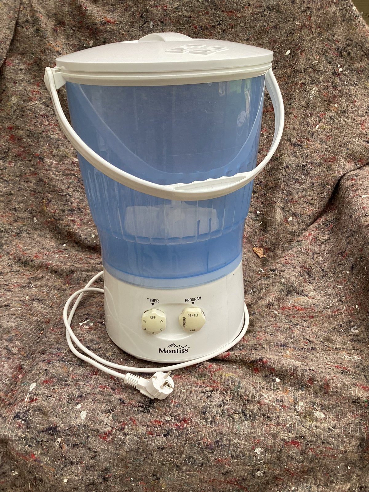 Montiss Mini Wasmachine - Compact en Draagbaar, Witgoed en Apparatuur, Minder dan 4 kg, Ophalen, Nieuw, Minder dan 85 cm