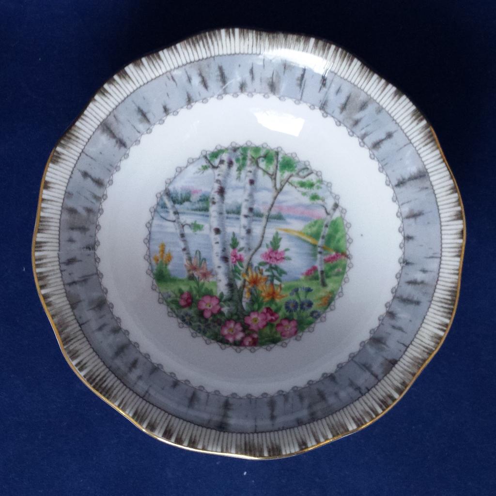 Royal Albert Silver Birch - rond schaaltje, Ophalen of Verzenden
