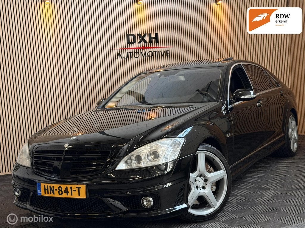 Mercedes S-klasse AMG S63 Lang 6.2 V8 PANO SOFTCL YOUNGTIMER, Auto's, Mercedes-Benz, Automaat, Achterwielaandrijving, Gebruikt