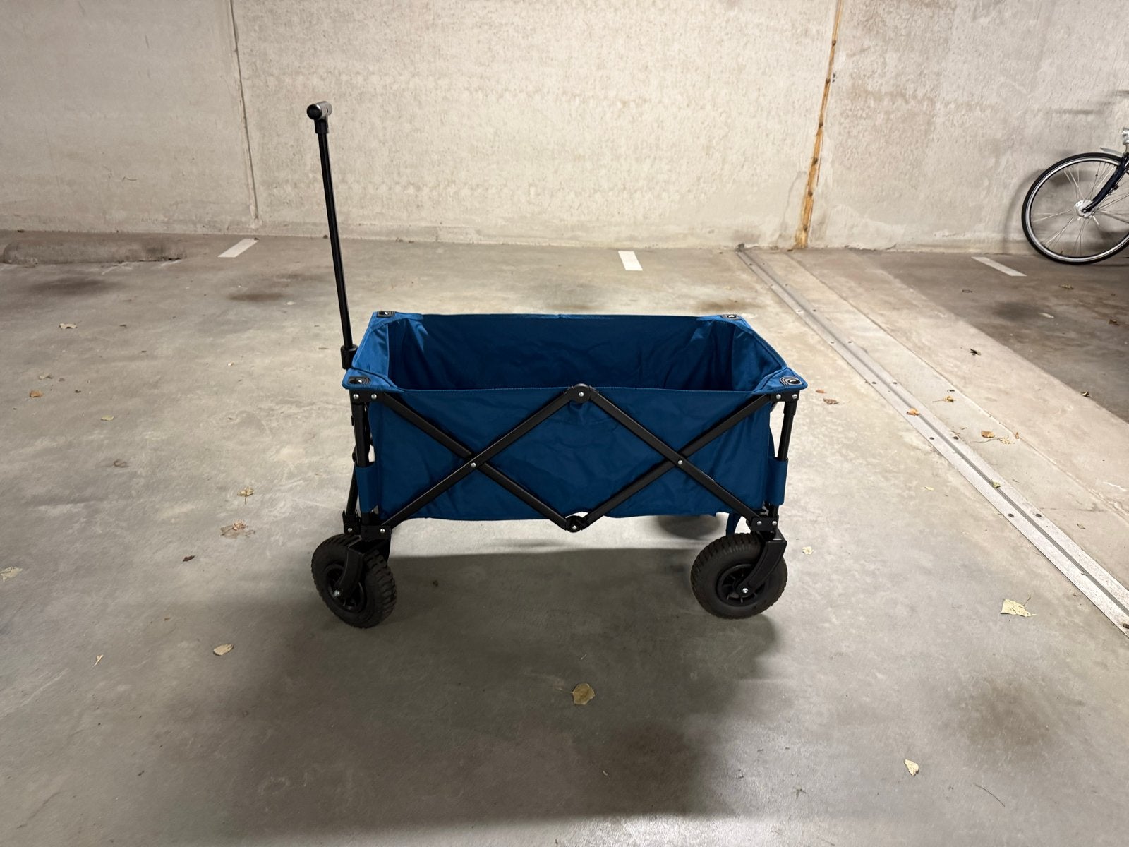 Opvouwbare bolderkar, blauw. Goed als nieuw!, Ophalen, Opvouwbaar, Zo goed als nieuw