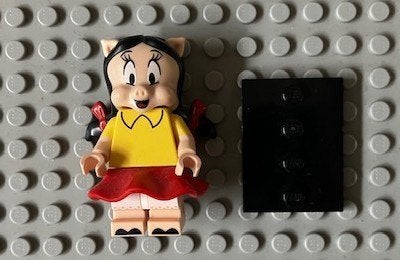 Leuk minifiguur Petunia Pig, Lego, Ophalen of Verzenden, Zo goed als nieuw, Minifiguren serie