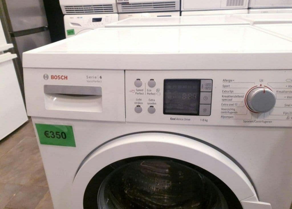 wasmachine BOSCH 8kg A+++ inc 1 jaar garantie, Ophalen, 1200 tot 1600 toeren, Minder dan 85 cm, 8 tot 10 kg