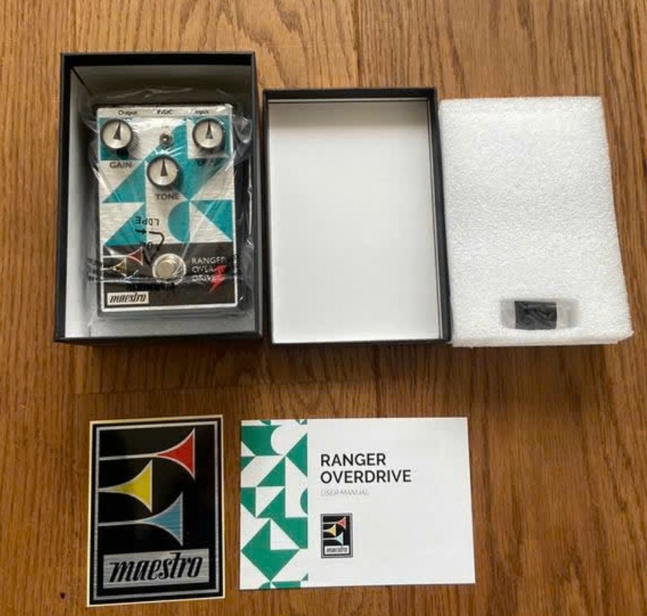 Ranger Overdrive Maestro Gitaar Pedal, Ophalen of Verzenden, Nieuw, Overige typen